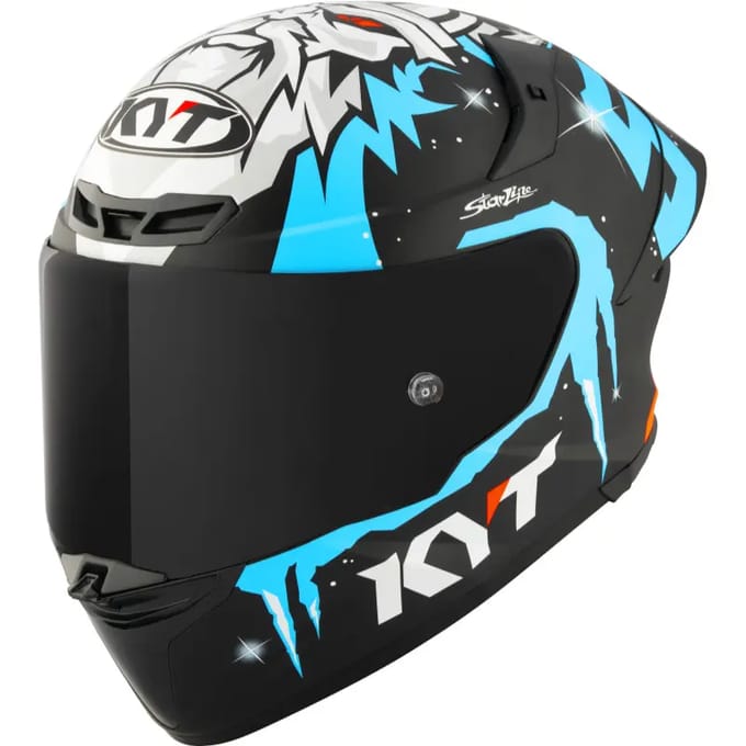 Volle motorhelm Kyt TT-Revo Masia Replica