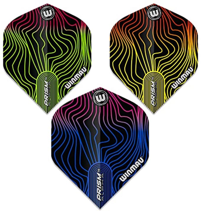 Prism Bright Alpha Solar Dart Flight Set - 9 vluchten