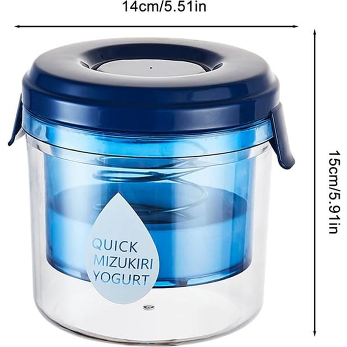 Zeef Yoghurt Wei Scheider Herbruikbaar Meervoudig Gebruik Voedsel Maker Filter Voor Sojamelk Sap Thee blue