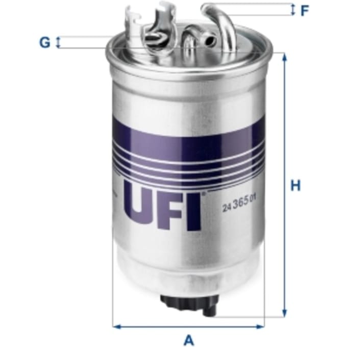 Brandstoffilter UFI 24.365.01