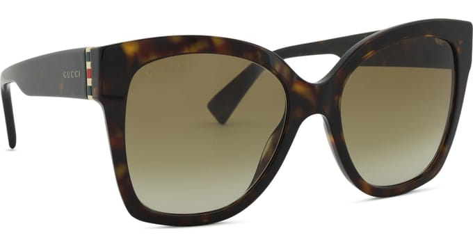 Gucci Zonnebril GG0459S 002 Havana Bruin Verloop