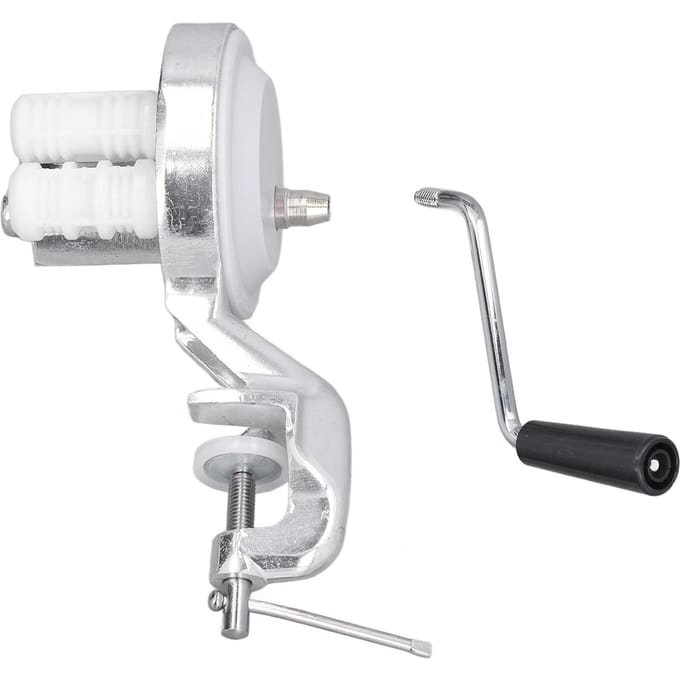 Handmatige Macaroni Maker Aluminiumlegering Zilver Draagbaar Handmatig Aangedreven Noedelpersmachine voor white