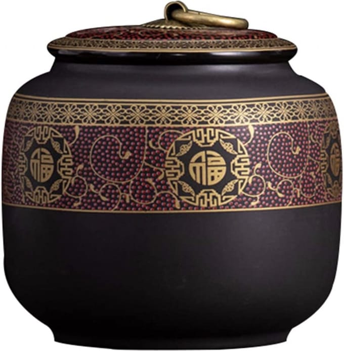 Winkrs | Thee bewaarpot Rood | Theedoos, voorraadpot | Keramiek