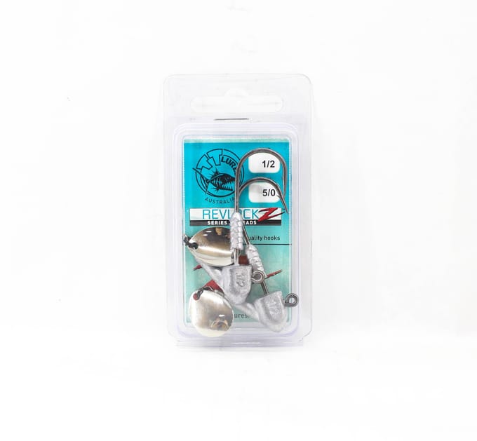 Tackle Tactics Revlockz HD NC Jig Head 1/2 oz 5/0 2/pak (9612)
