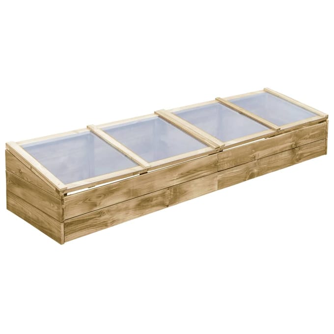 vidaXL - Kas - 200x50x35 - cm - geïmpregneerd - grenenhout