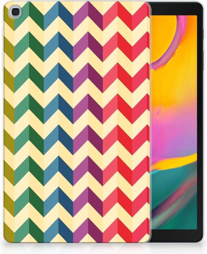 Samsung Galaxy Tab A 10.1 (2019) Hippe Hoes Zigzag Multi Color