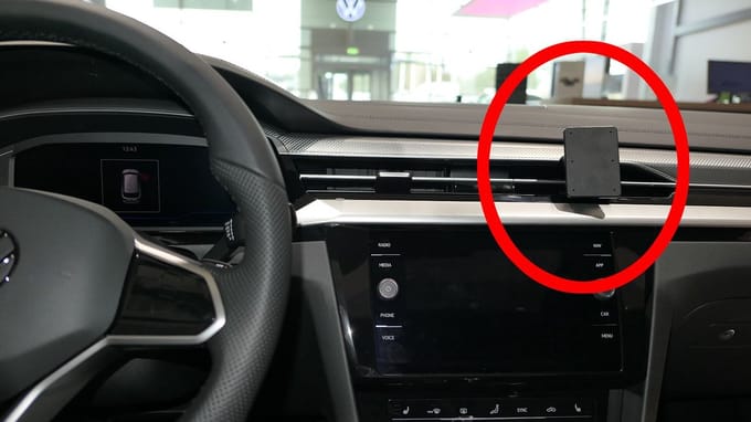 Brodit ProClip houder geschikt voor Volkswagen Arteon 2021 - Center mount