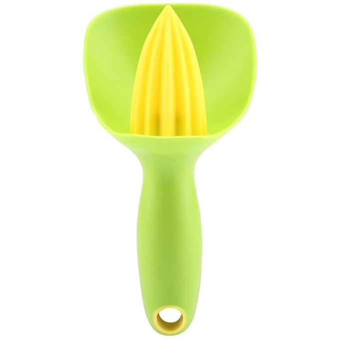 Ergonomische Handmatige Mini Citroenpers Juicer voor Limoen Sinaasappel (Groen) groen