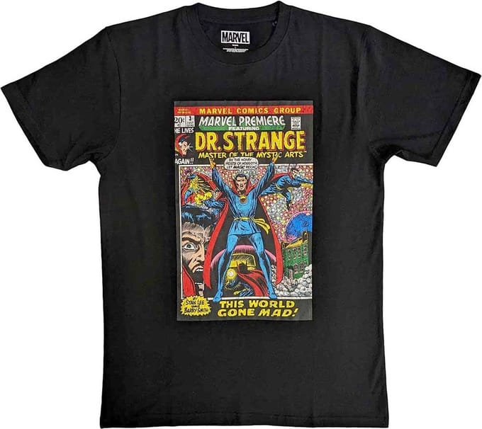 Marvel Doctor Strange - This World Gone Mad Heren T-shirt - S - Zwart