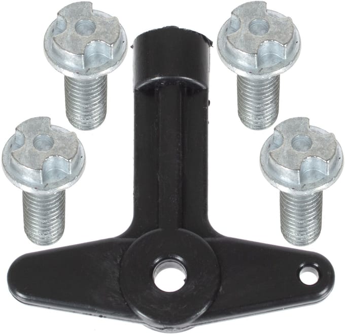Modecar - Kit voor Wieldeksels - 28 MM Schroeven - ABS Klapka