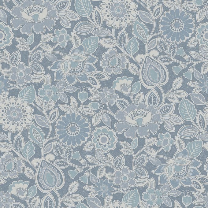 Boråstapeter Vliesbehang 38760 - Borosan Hem - Botanisch Grijs - 53cm x 11.20m