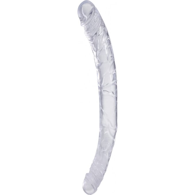 Doc Johnson - Transparante dubbele dildo - 33 cm