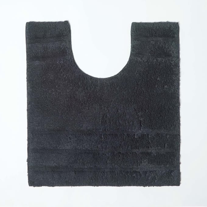 Homescapes toiletmat Spa Supreme zwart
