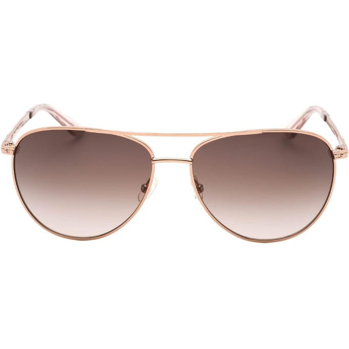 Juicy Couture Zonnebril met patroon (Roze Goud)