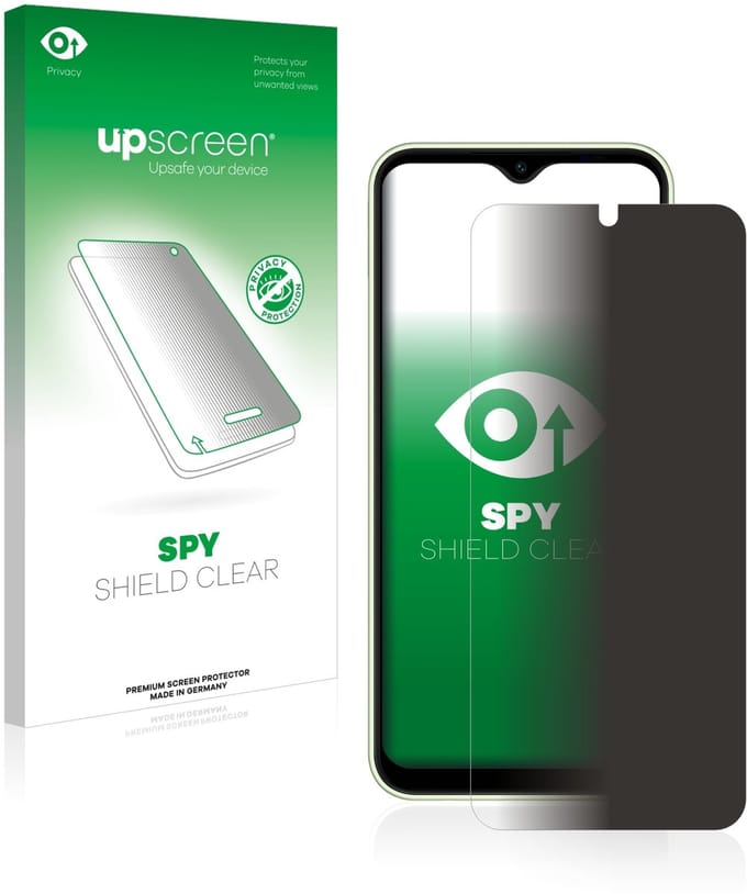 upscreen - privacy screenprotector voor Samsung Galaxy A14 5G - Folie Beschermfolie Blauwlichtfilter