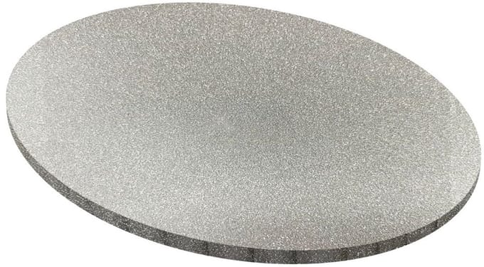 Simply Making Matt Masonite Board Rond Zilver Glitter 30cm