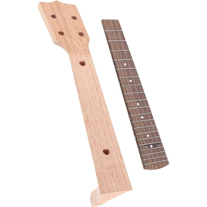 Ukulele Hals Okoume Hout Palissander Toets Muziekinstrument Accessoires(23po ) beige