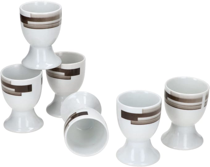 Set van 6 eierdopjes Nevada 4,8cm