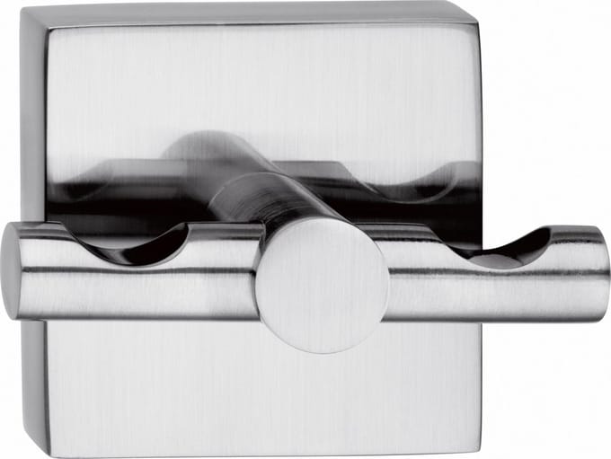 TESA Powerbutton Deluxe dubbele haak - vierkant - metaal - 8 kg
