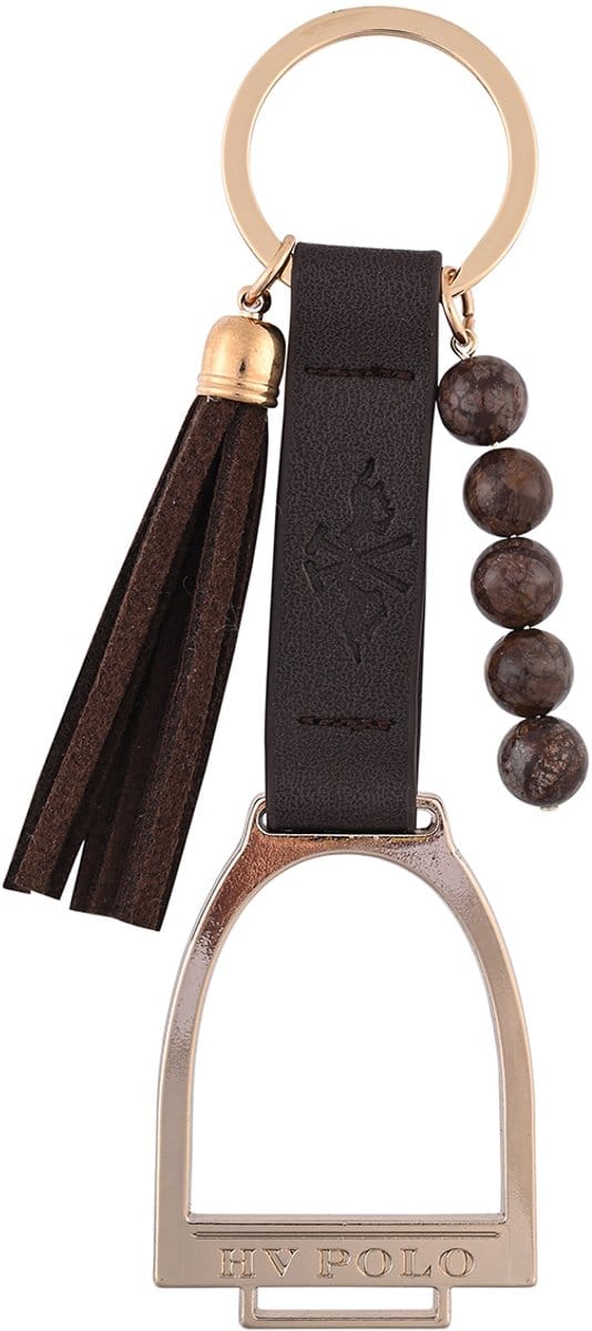 Hv Polo Sleutelhanger Hv Polo Hvprubia Stijgbeugel Donkerbruin