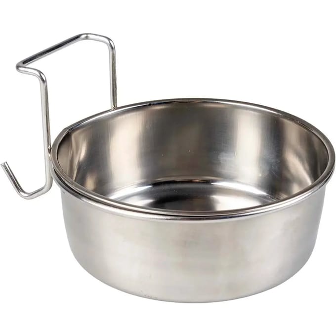 Duvoplus Eetkom Vogel Inox + Haak - M - 590 ml