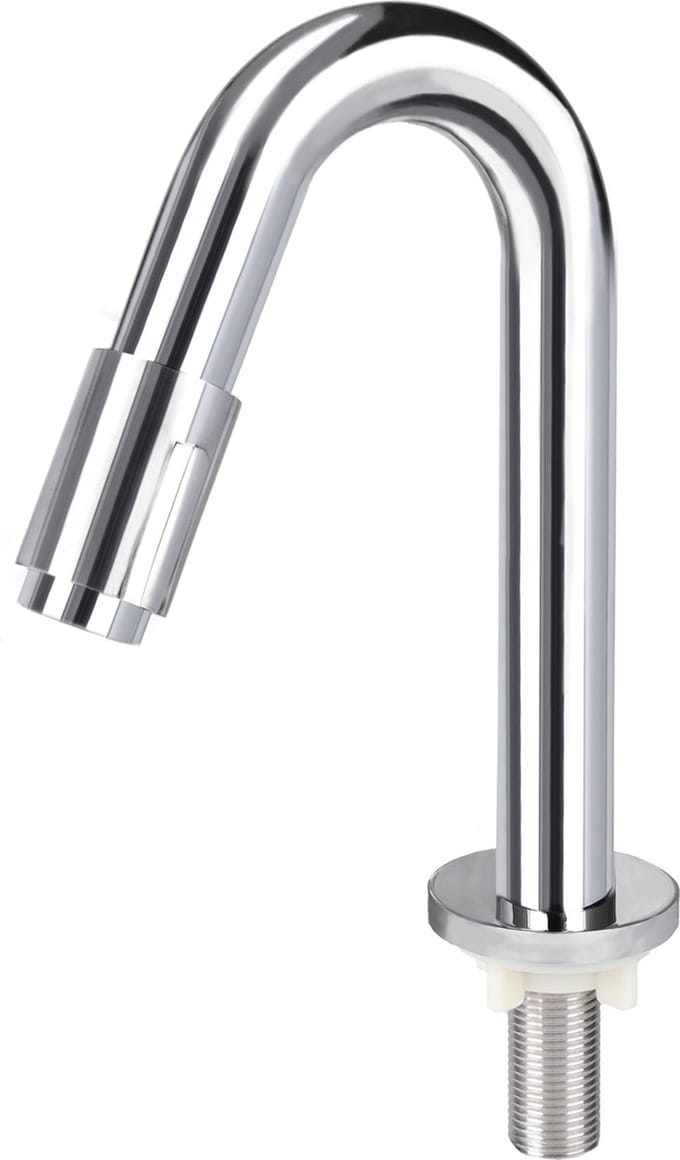 Differnz Fonteinkraan gebogen 19cm chroom
