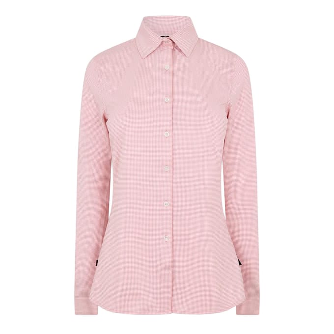 Musto Dames/Dames Getailleerde Overhemd Met Lange Mouwen (Roze)