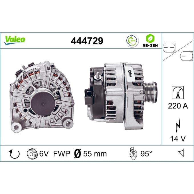 Driefasige generator VALEO RE-GEN AT VALEO 444729