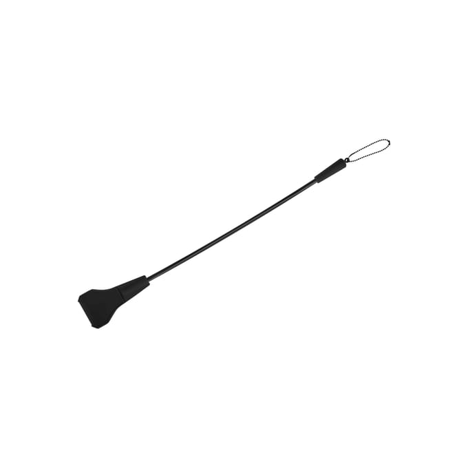 Rimba - Paardrijzweep Met Flapje - Siliconen - 42 cm lang