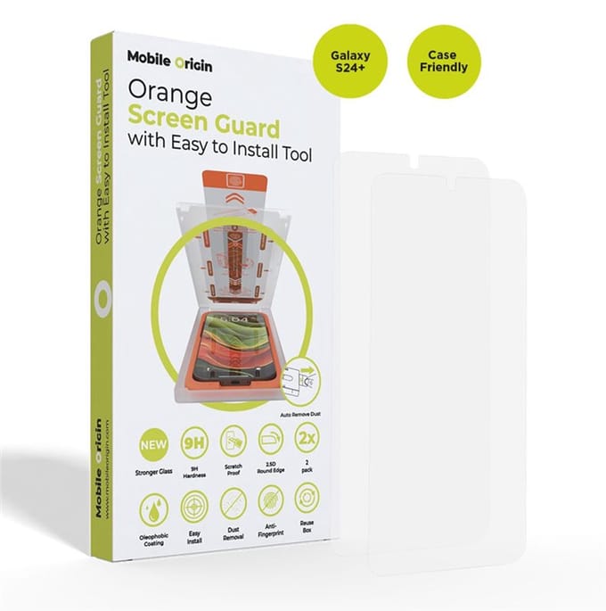 Mobile Origin Screen Guard easy applicator - 2 pack - Samsung Galaxy S24+