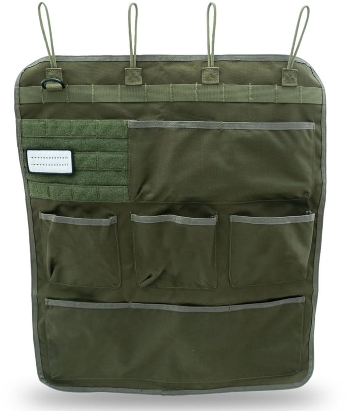 OFFLANDER - Universele Auto Organizer - Groen - Nylon - PALS Systeem