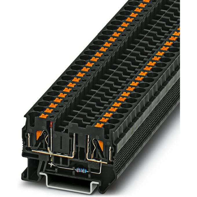 Phoenix Contact 3208964 Zekering-serieklem 6.2 mm Snelaansluiting Zwart 50 stuk(s)