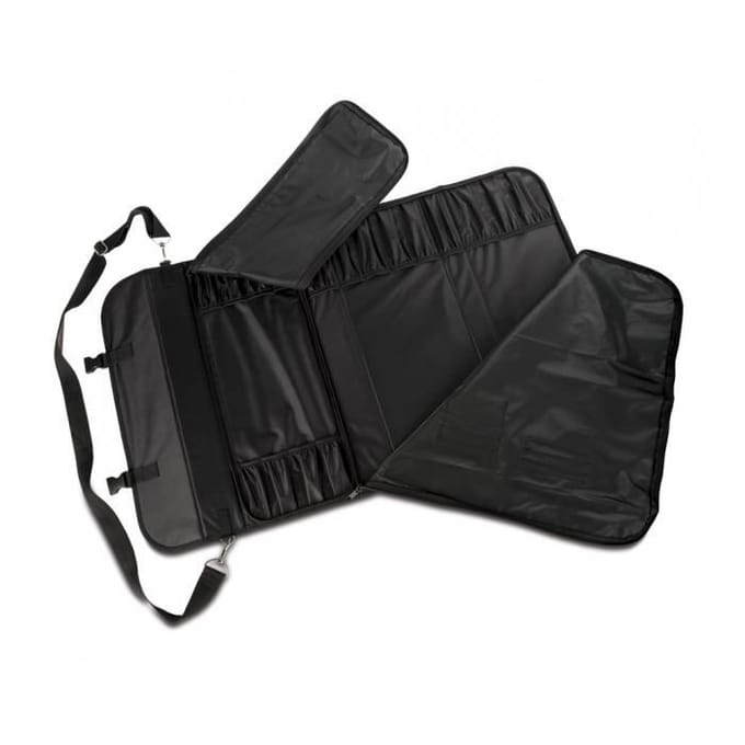 Opbergtas - ARCOS - 52 x 92 cm - Polyester - Zwart, blauw - 17 messen zwart