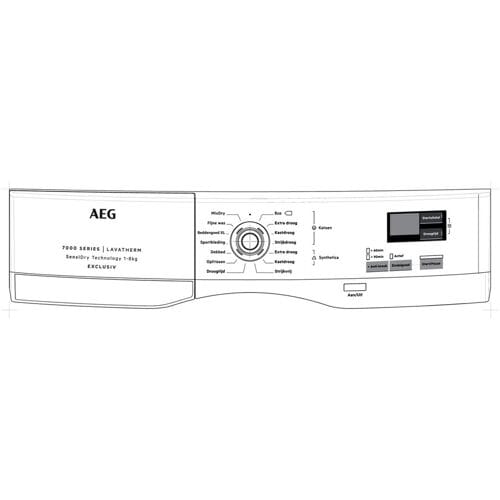 AEG controlepaneel, wit, AEG 140247147014