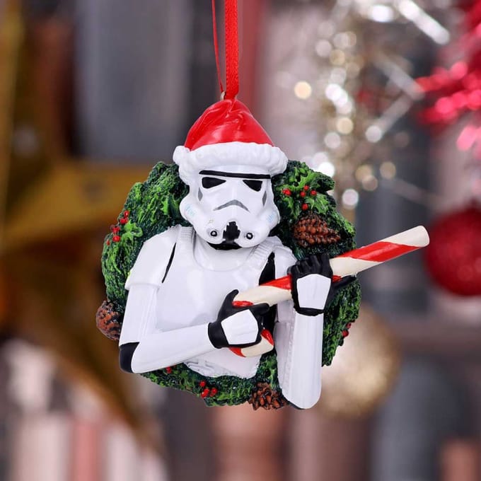 Nemesis Now - Stormtrooper Wreath kerstversiering - Figuur