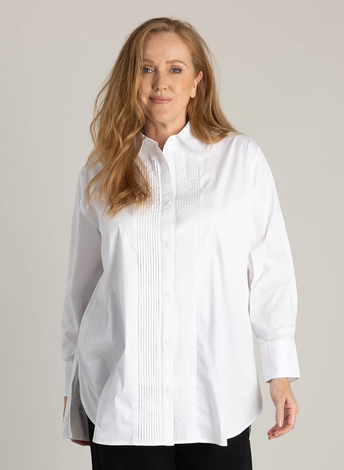 YEST CURVE Hadriana Tops - Off White - maat X-0(44)