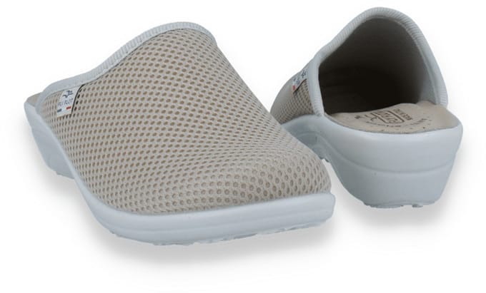 Fly Flot Dames Pantoffel | Beige | Maat: 39