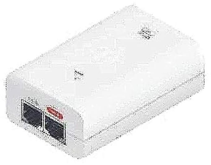 2-poorts Gigabit PoE Injector 15W voor netwerken