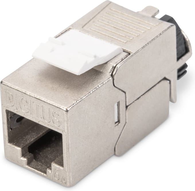 Digitus DN-93617 CAT 6A - RJ45-inbouwmodule - Shielded Keystone -  Tool-vrij