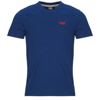 Superdry Vintage Athletic Korte Mouw Poloshirt Blauw S Man