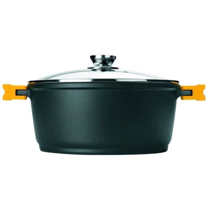 Braadpan - IBILI - Evolution - 24 cm - Anti-aanbak - Glazen deksel met stoomgat