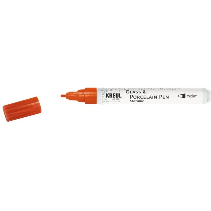 KREUL Glas & Porselein Pen "Metallic" - Koper