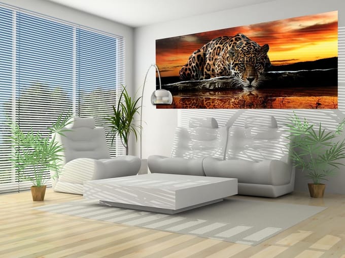 Leopard Photo Wallcovering