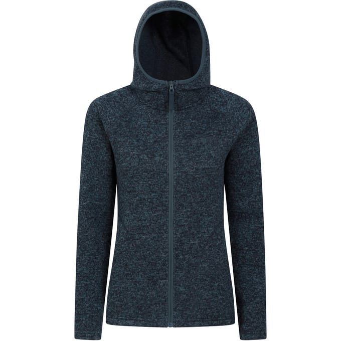 Mountain Warehouse Dames/dames Nevis Full Zip Hoodie (Donkerblauw)