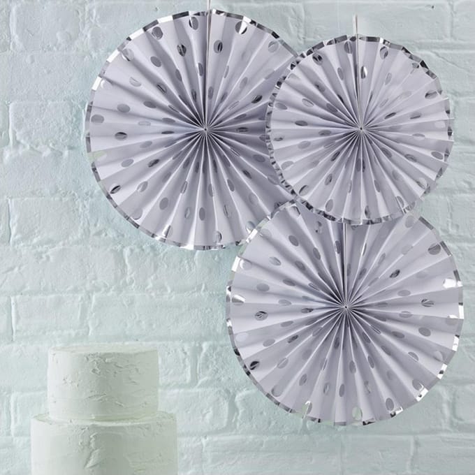 Ginger Ray - Ginger Ray - Pick & Mix - Honeycomb Fan dots set 3 stuks