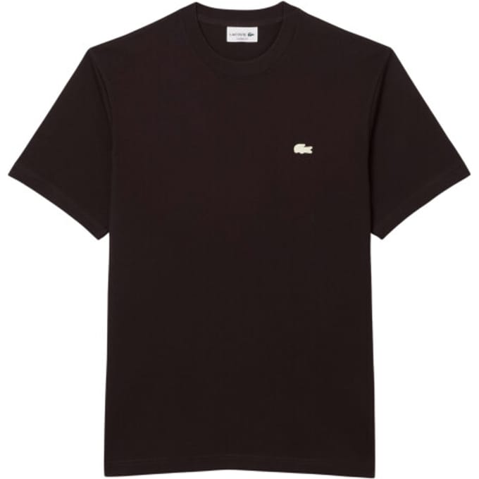 Lacoste 1ht1 Men's Tee-shirt T-shirts Donkerbruin Th0537-61