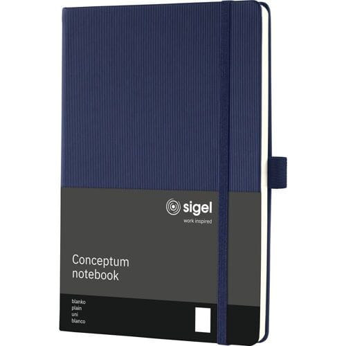 Sigel notitieboek Conceptum - formaat A5 - midnight blue - blanco - hardcover - SI-CO685