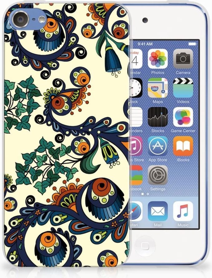 Siliconen Hoesje Apple iPod Touch 5 | 6 Barok Flower
