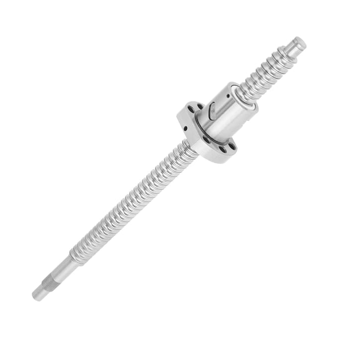 SFU1605 300mm Gerolde Kogelomloopspindel Kogelmoer Anti Speling zonder Zijdelingse Eindlagers