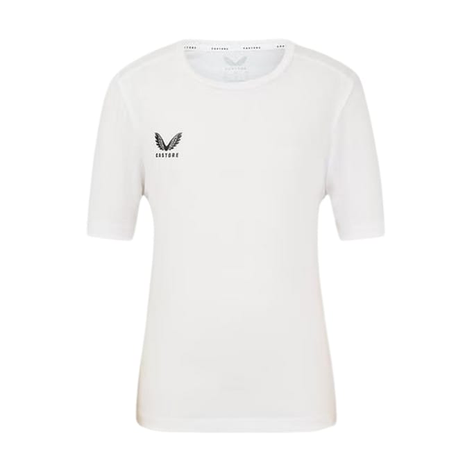 Castore Kinderen/Kinderen 2024 2025 Logo Training T-shirt (Briljant wit)